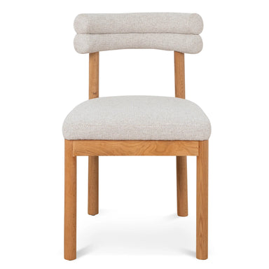 Showcasing Pokesa Dining Chair - Coastal Beige (Set of 2) DC10147-MYx2 Dining Chair by Calibre Furniturs