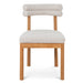 Showcasing Pokesa Dining Chair - Coastal Beige (Set of 2) DC10147-MYx2 Dining Chair by Calibre Furniturs
