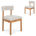 Showcasing Pokesa Dining Chair - Coastal Beige (Set of 2) DC10147-MYx2 Dining Chair by Calibre Furniturs