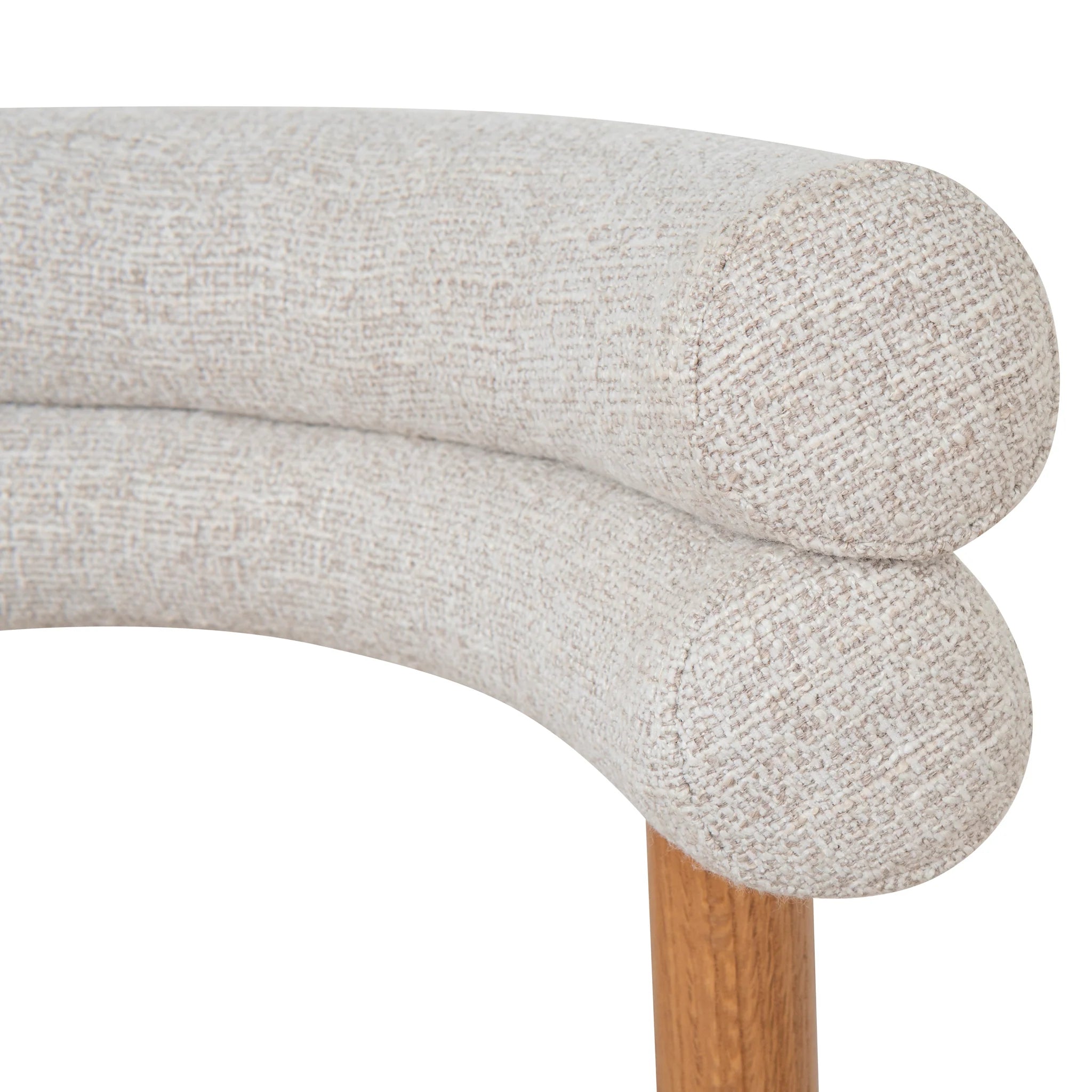 Pokesa Dining Chair - Coastal Beige (Set of 2)