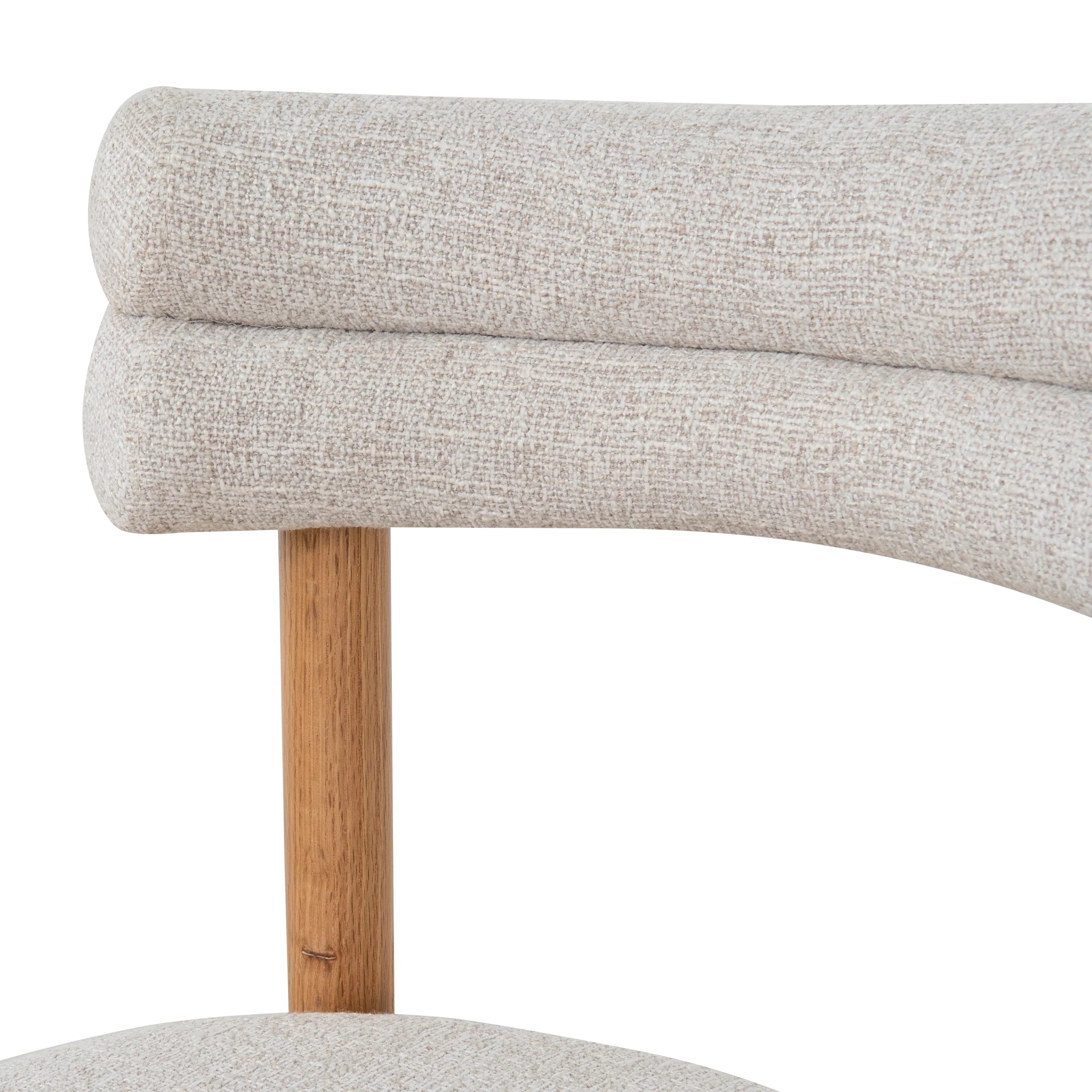 Pokesa Dining Chair - Coastal Beige (Set of 2)