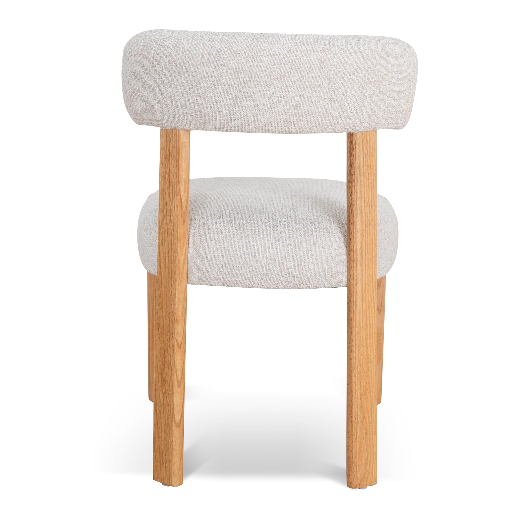 Set of 2 - Cartaya Oak Dining Chair - Coastal Beige