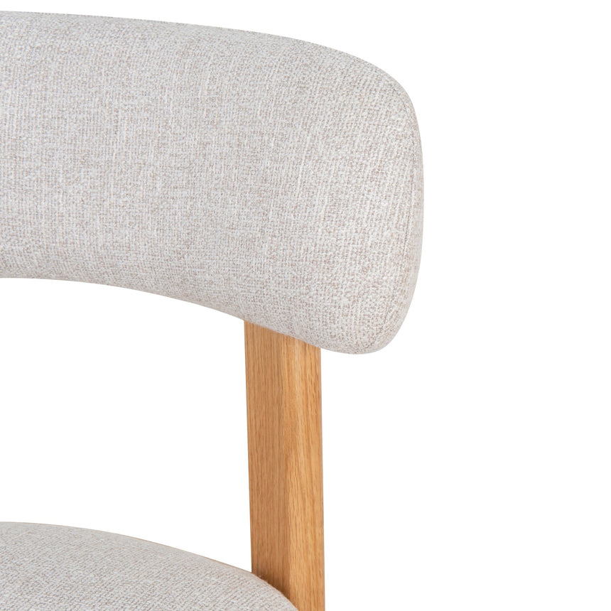 Fabric Dining Chair - Coastal Beige (Set of 2)