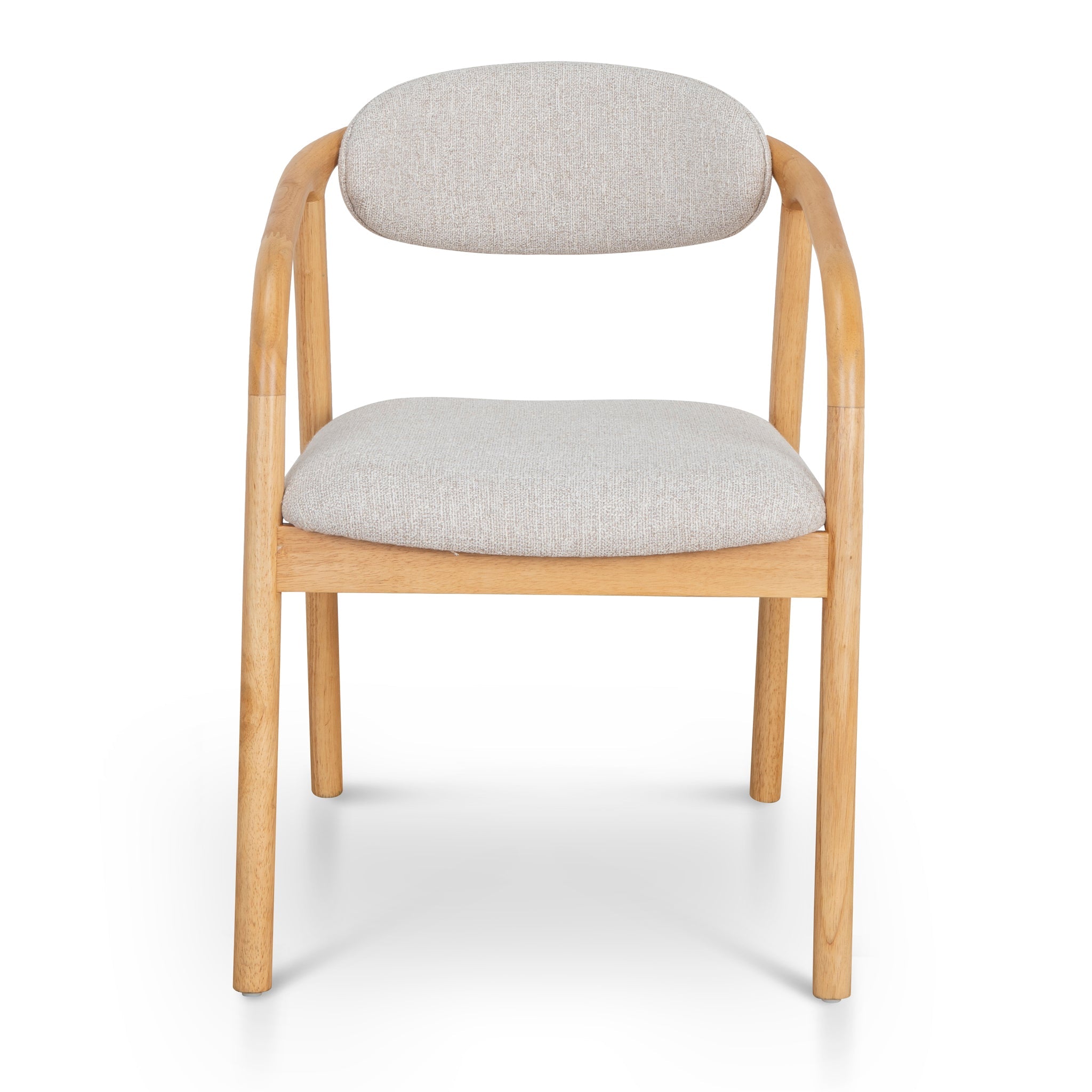 Coastal Beige Dining Chair - Natural