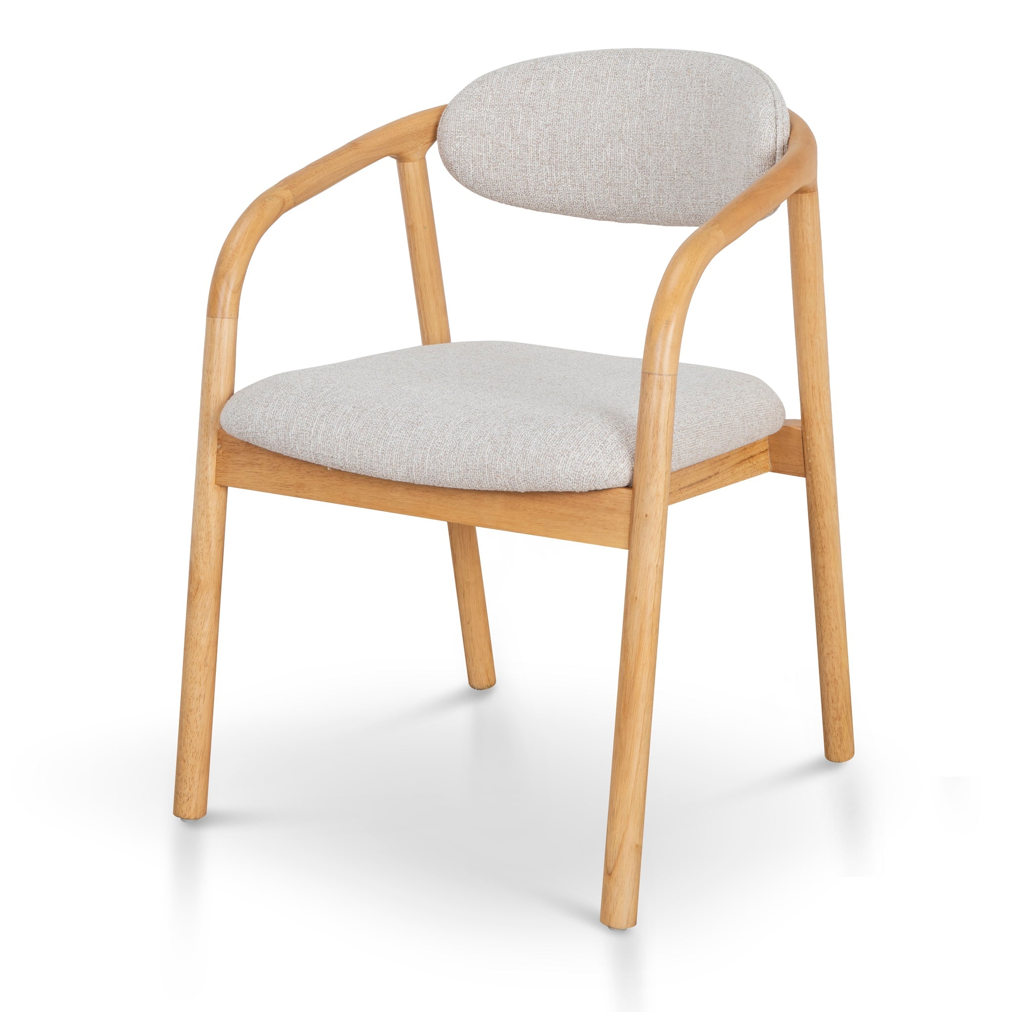 Coastal Beige Dining Chair - Natural