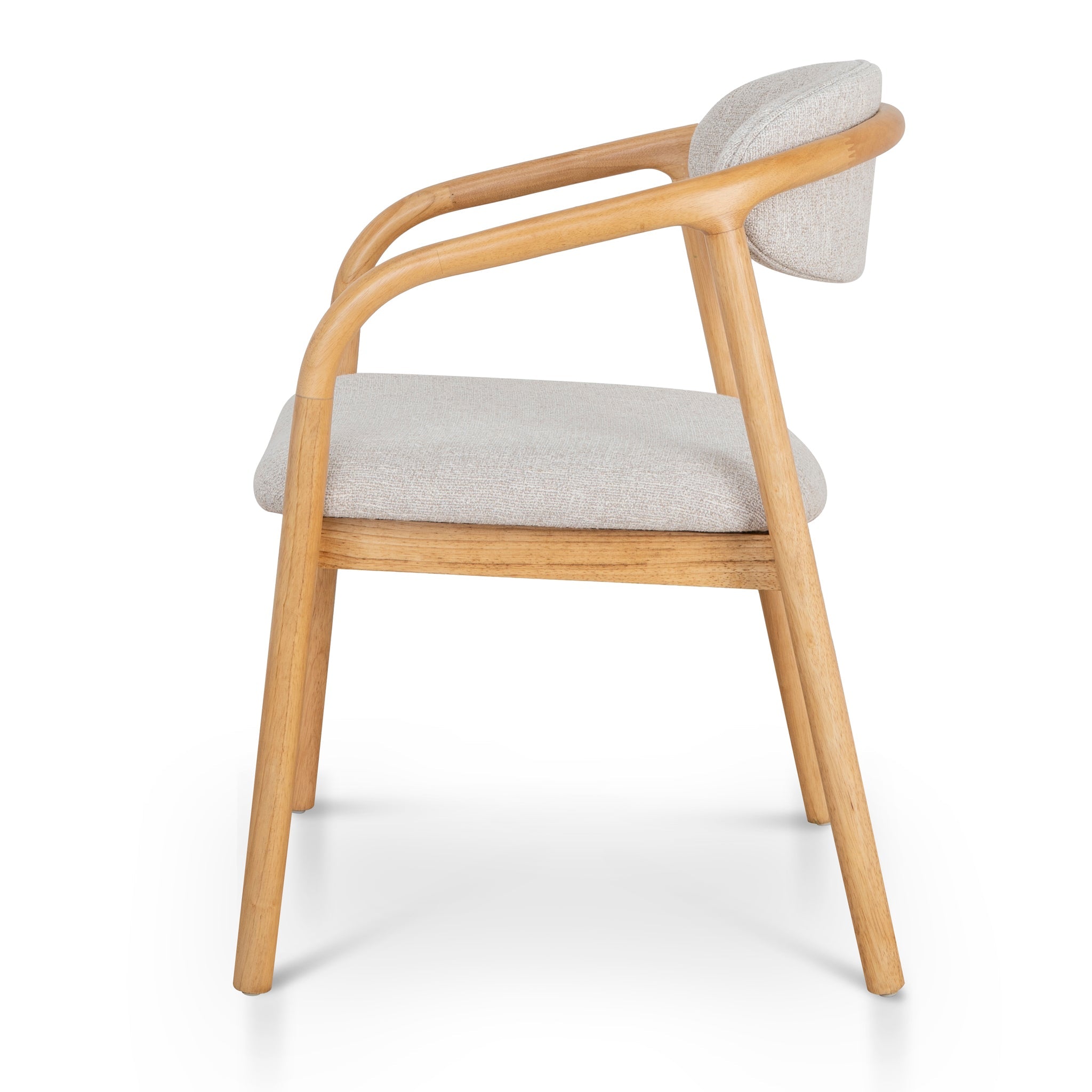 Coastal Beige Dining Chair - Natural