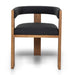 Brown ELM Dining Chair - Black (Set of 2) - image 3