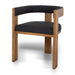 Brown ELM Dining Chair - Black (Set of 2) - image 2