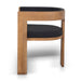 Brown ELM Dining Chair - Black (Set of 2) - image 4