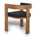 Brown ELM Dining Chair - Black (Set of 2) - image 5