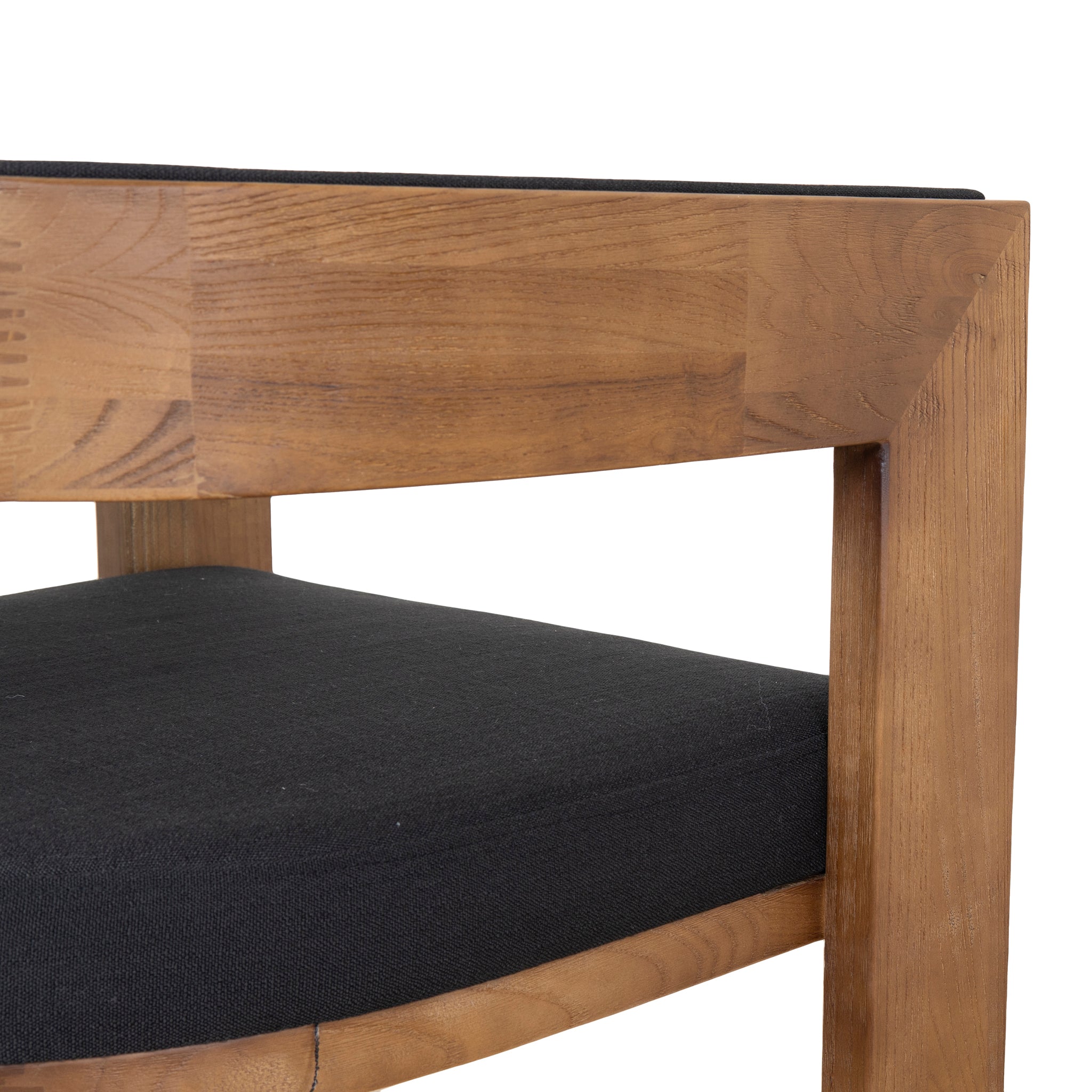 Brown ELM Dining Chair - Black (Set of 2) - image 7