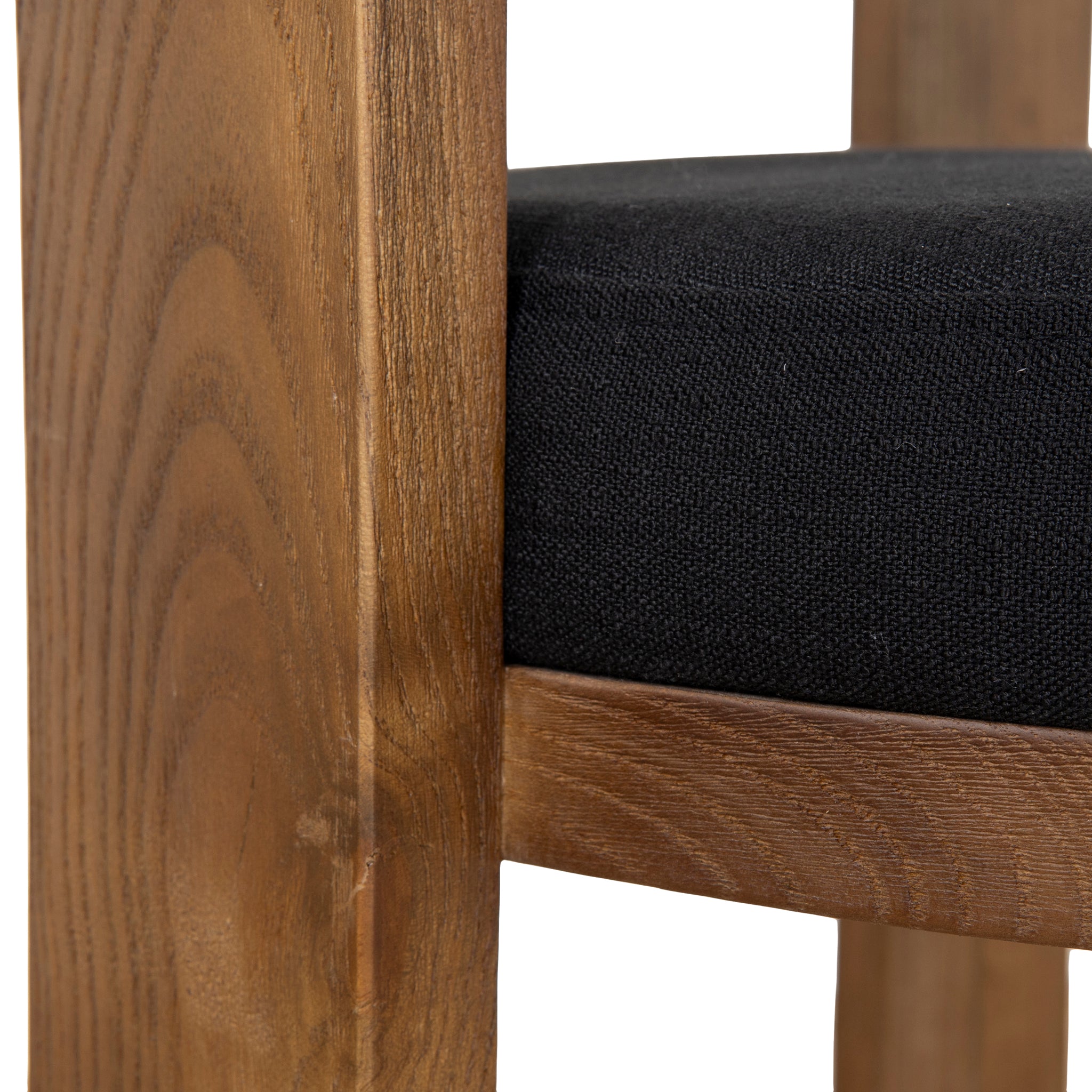 Brown ELM Dining Chair - Black (Set of 2) - image 8