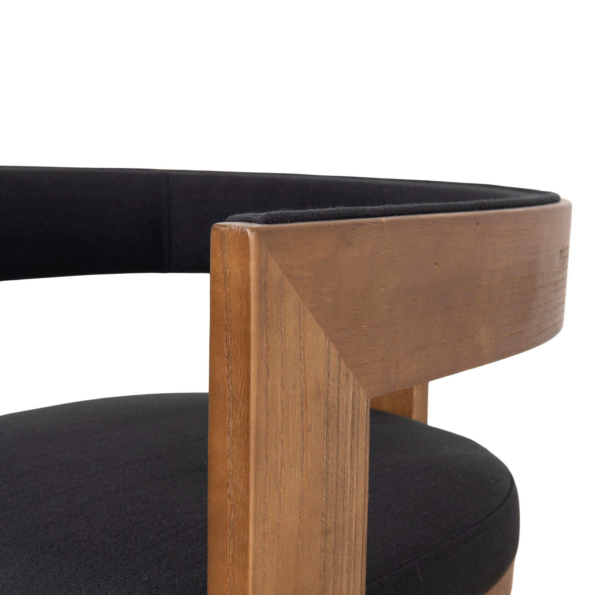 Brown ELM Dining Chair - Black (Set of 2) - image 10