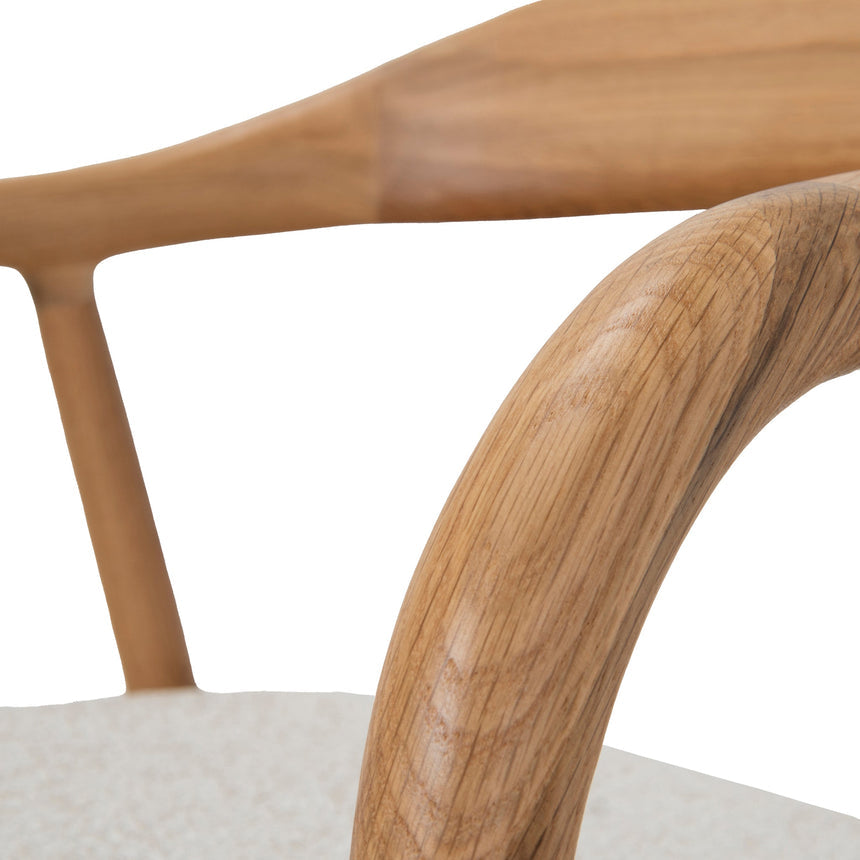 Natural Dining Armchair - Beige (Set of 2)