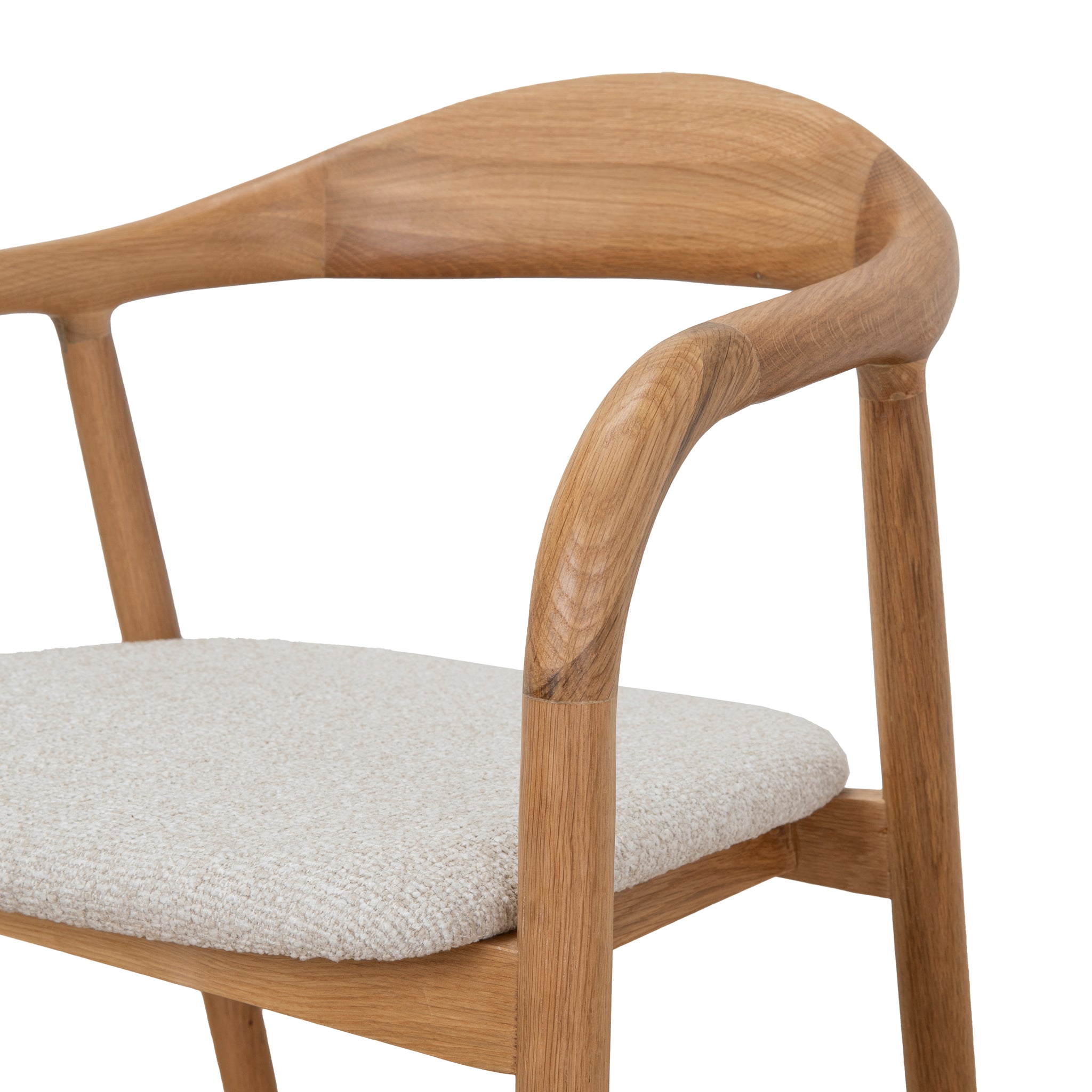 Natural Dining Armchair - Beige (Set of 2) - image 8