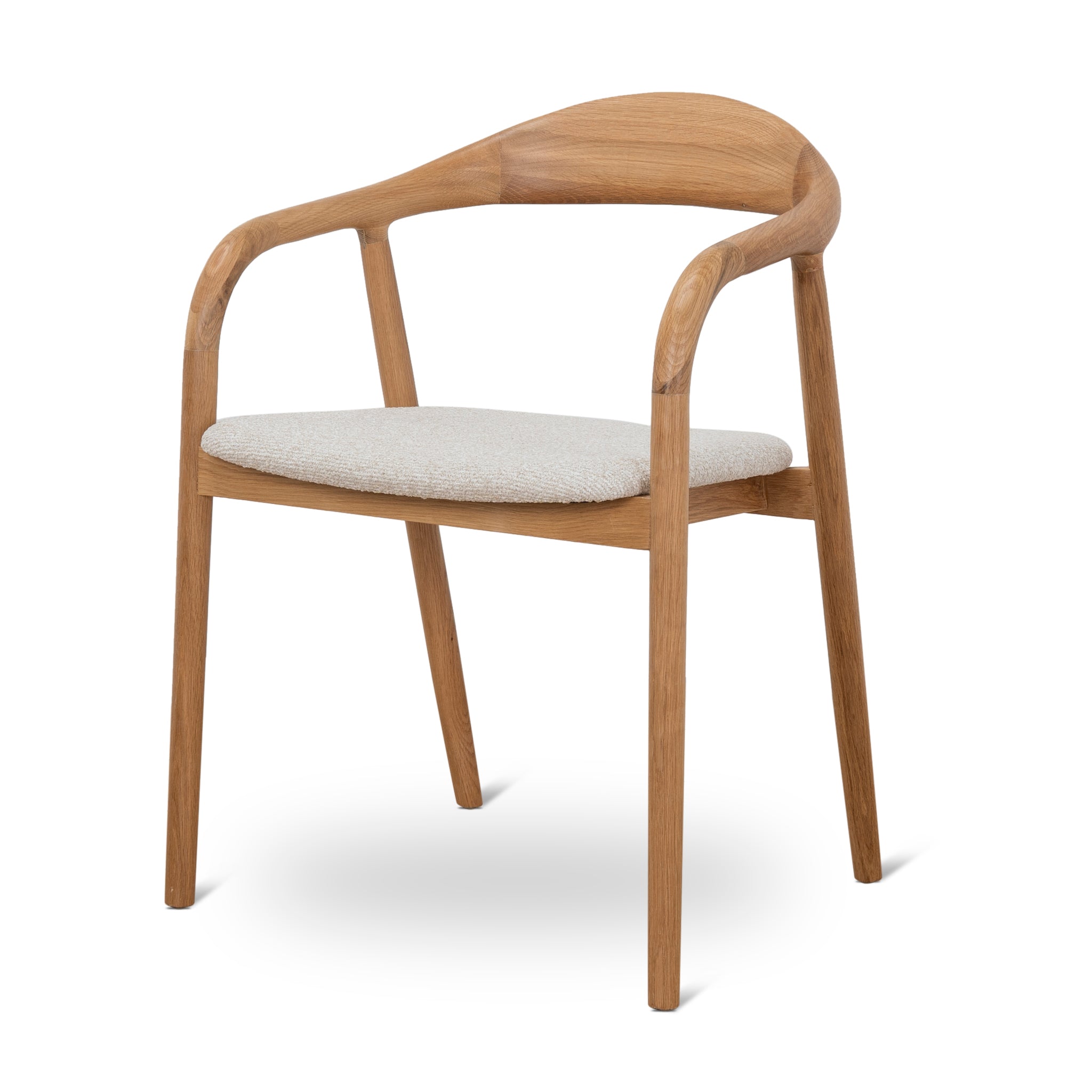 Natural Dining Armchair - Beige (Set of 2) - image 2