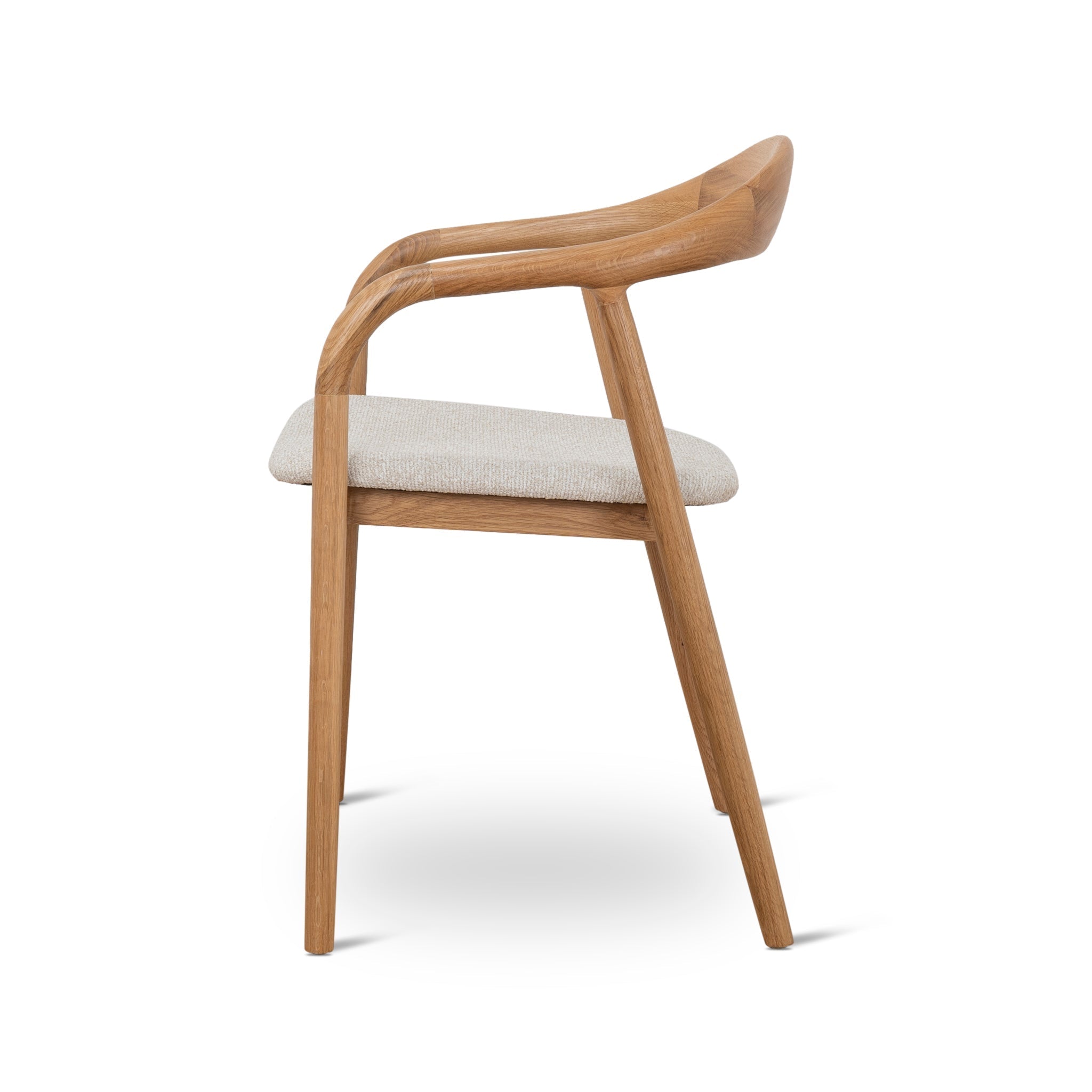 Natural Dining Armchair - Beige (Set of 2) - image 4