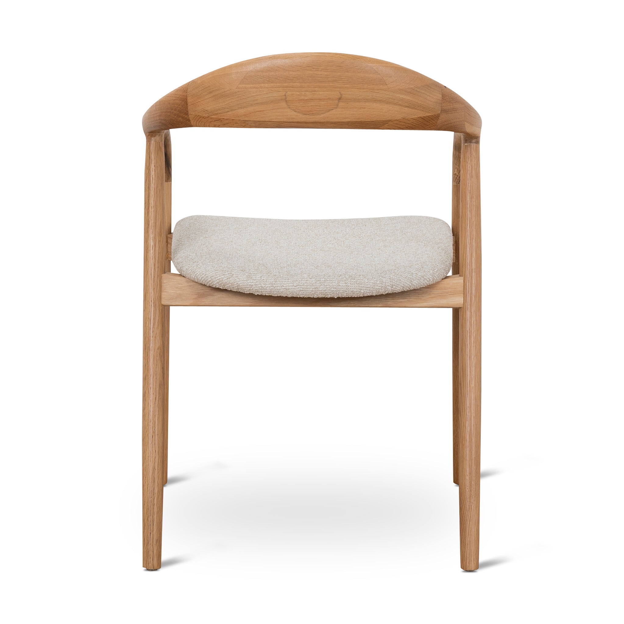 Natural Dining Armchair - Beige (Set of 2) - image 3