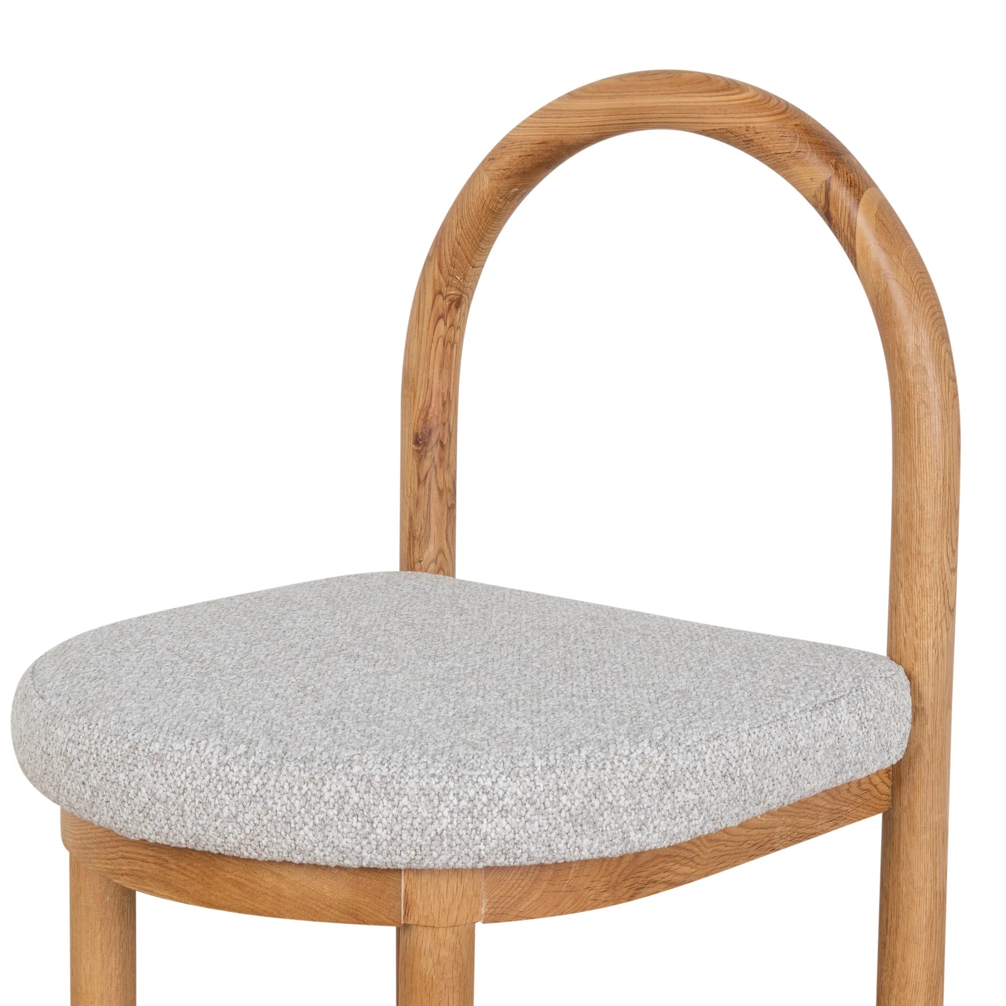 Sasena Natural Dining Chair - Clay Grey (Set of 2)