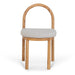 Showcasing Sasena Natural Dining Chair - Clay Grey (Set of 2) DC10201-LJx2 Dining Chair by Calibre Furniturs