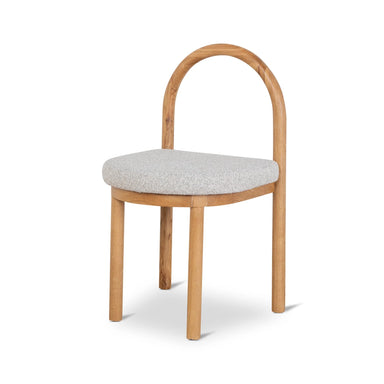 Showcasing Sasena Natural Dining Chair - Clay Grey (Set of 2) DC10201-LJx2 Dining Chair by Calibre Furniturs