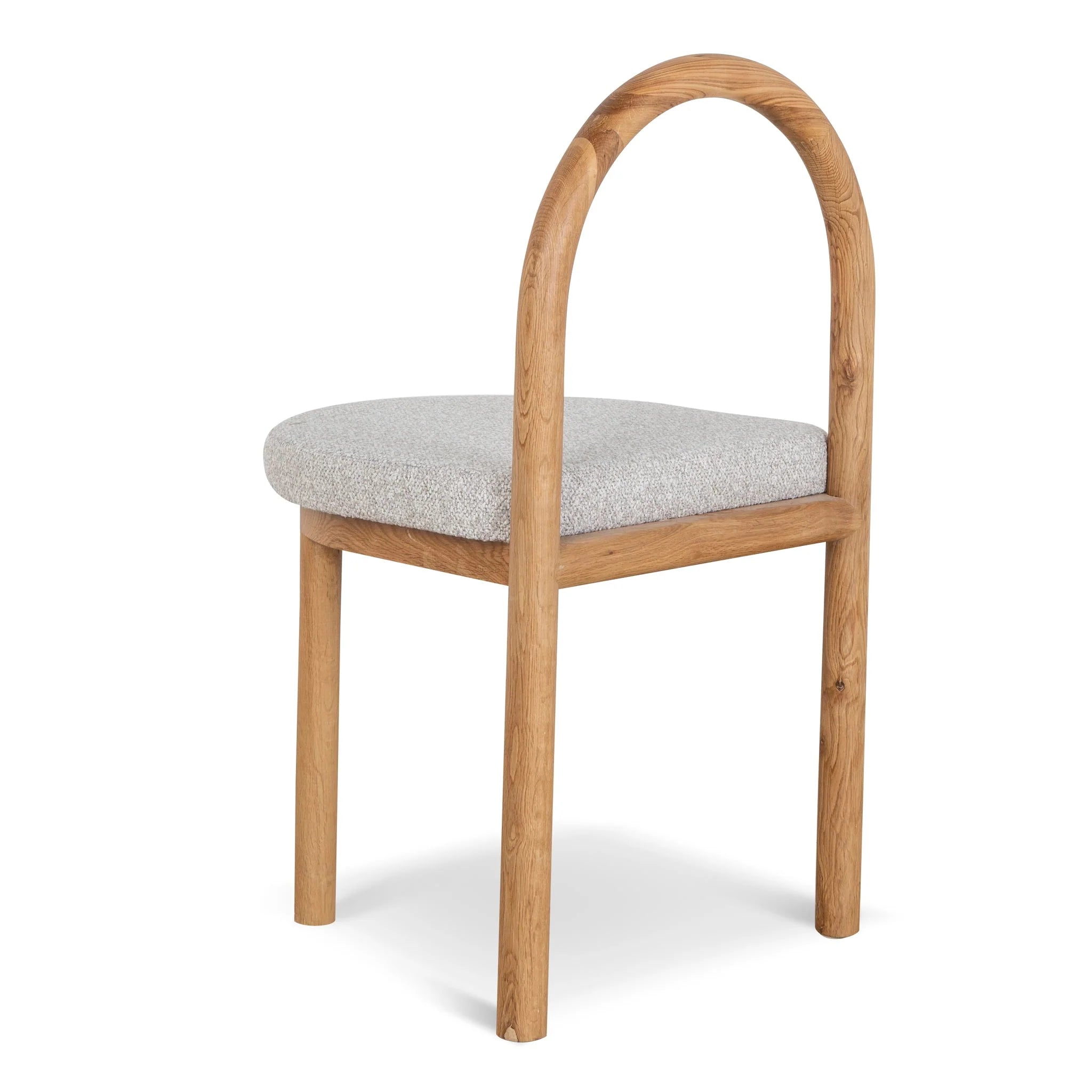Sasena Natural Dining Chair - Clay Grey (Set of 2)