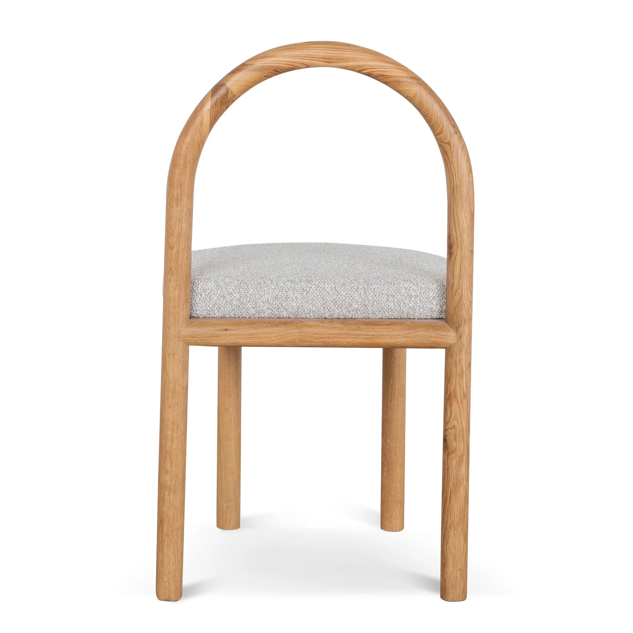 Sasena Natural Dining Chair - Clay Grey (Set of 2)