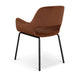 Black Dining Chair - Burnt Brown Seat (Set of 2) - image 5