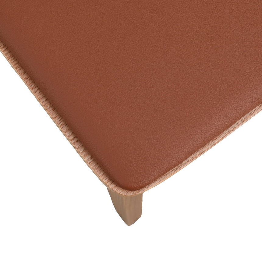 Natural Dining Chair - Brown Seat (Set of 2)