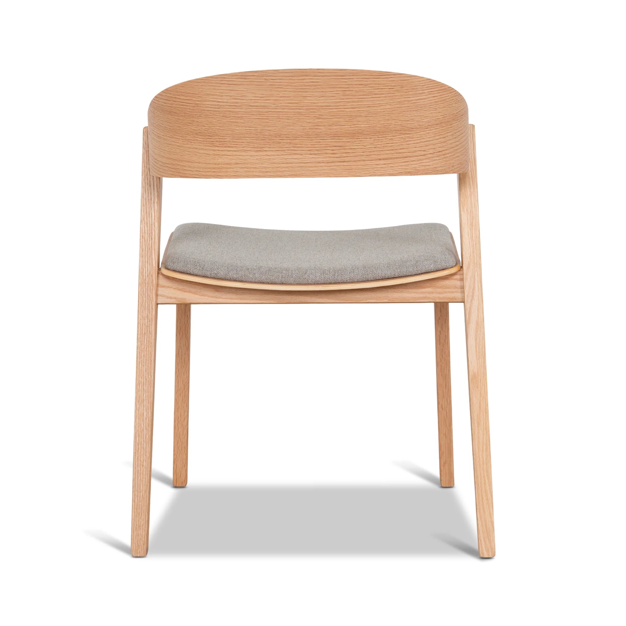 Conisena Natural Dining Chair - Grey Seat (Set of 2)
