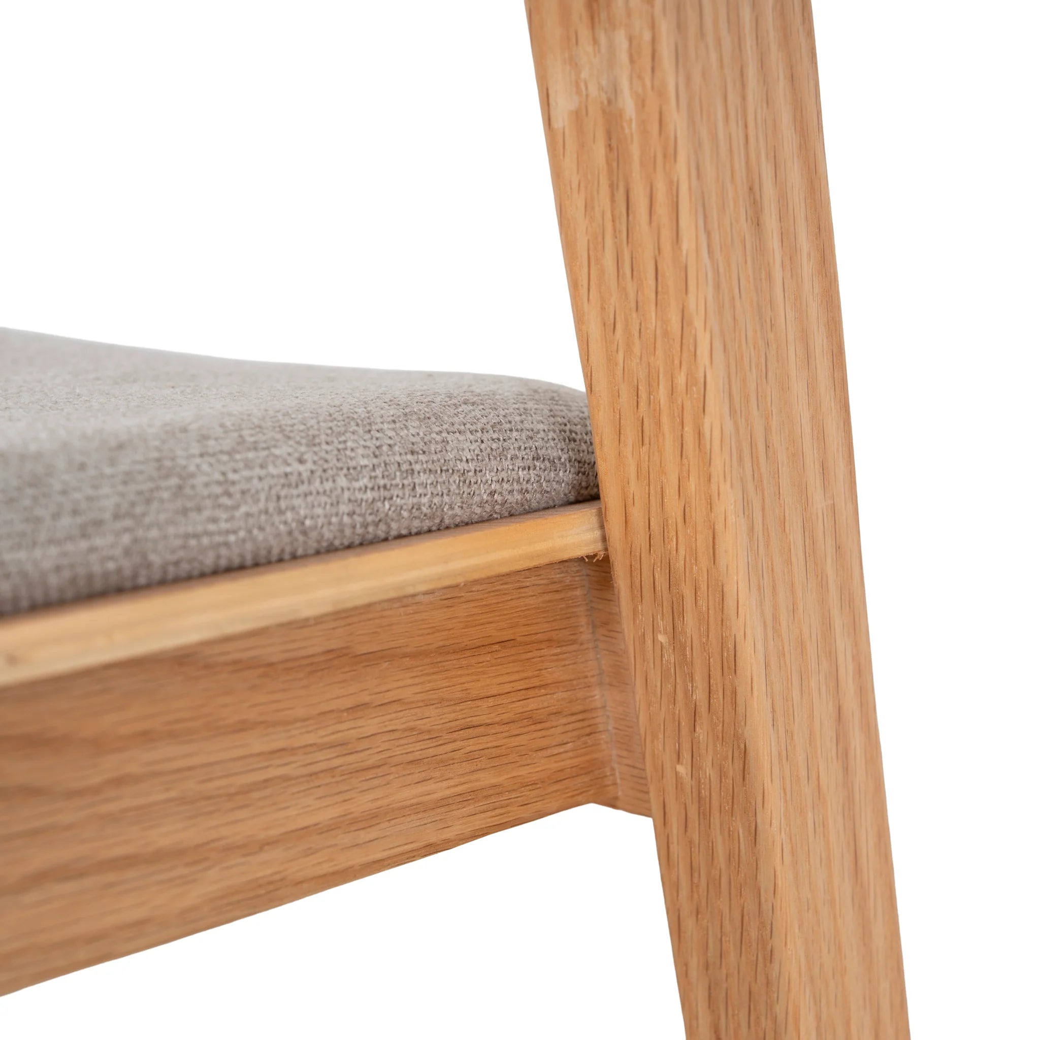 Conisena Natural Dining Chair - Grey Seat (Set of 2)