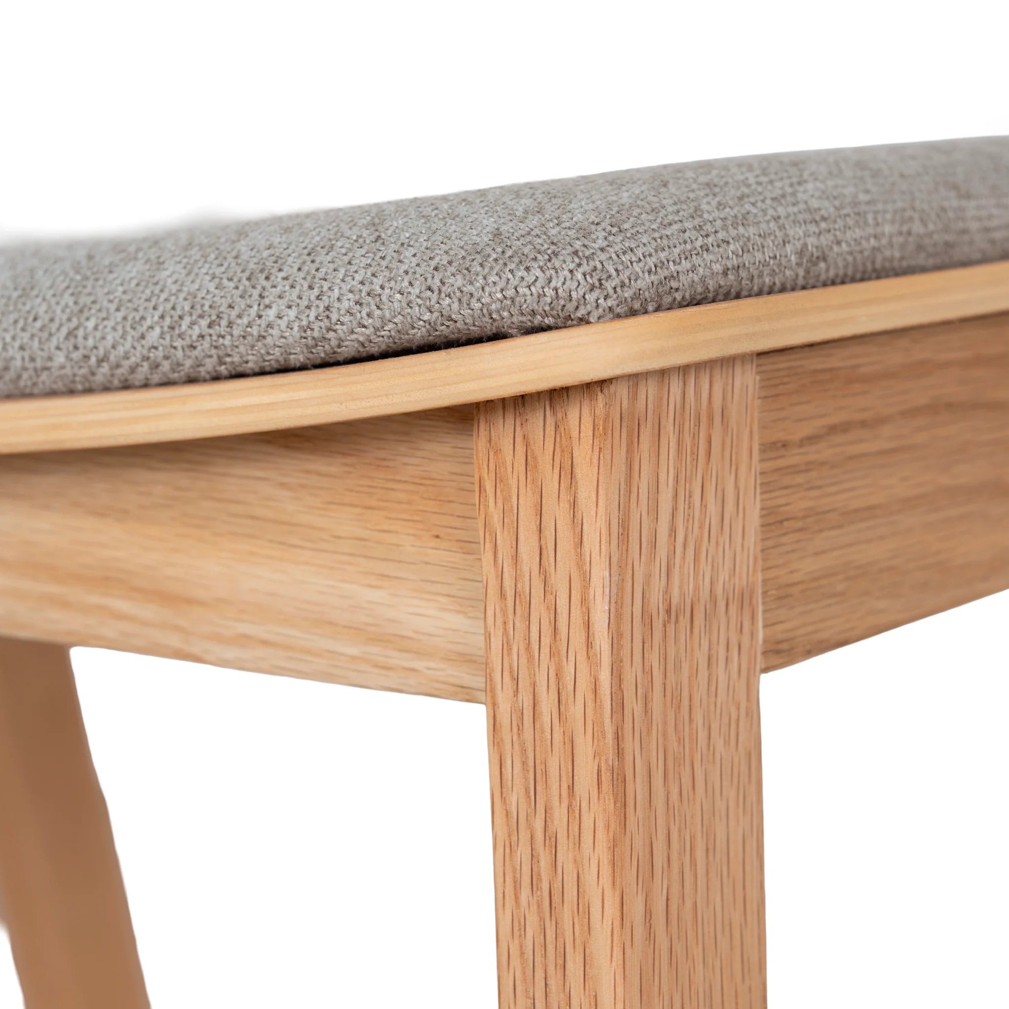 Conisena Natural Dining Chair - Grey Seat (Set of 2)