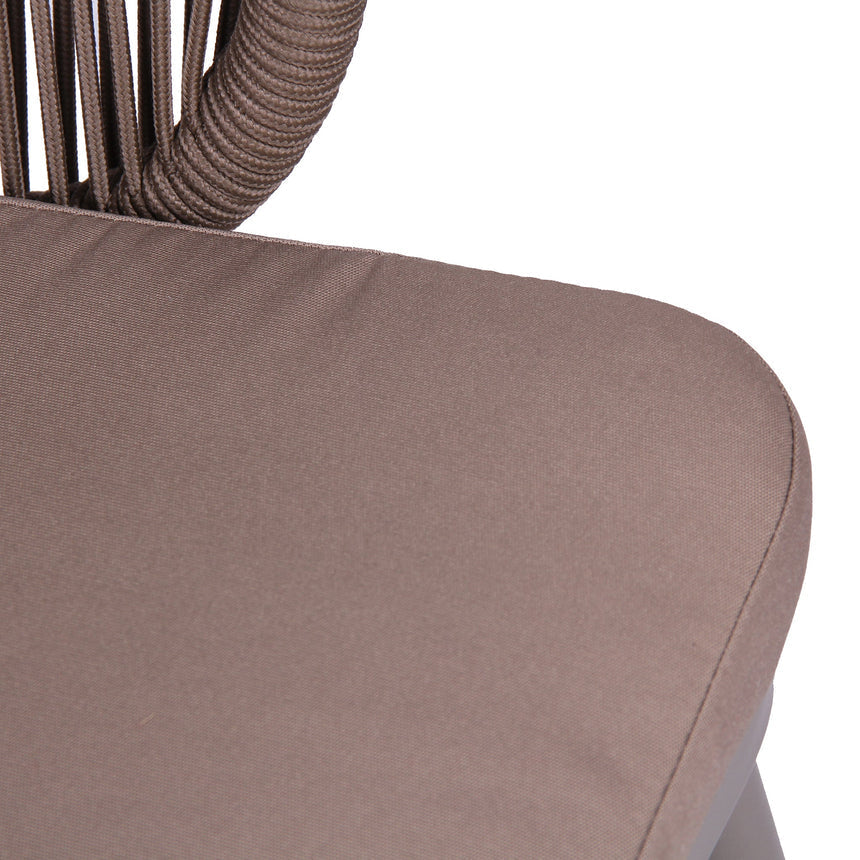 Beige Outdoor Dining Chair - Brown (Set of 2)