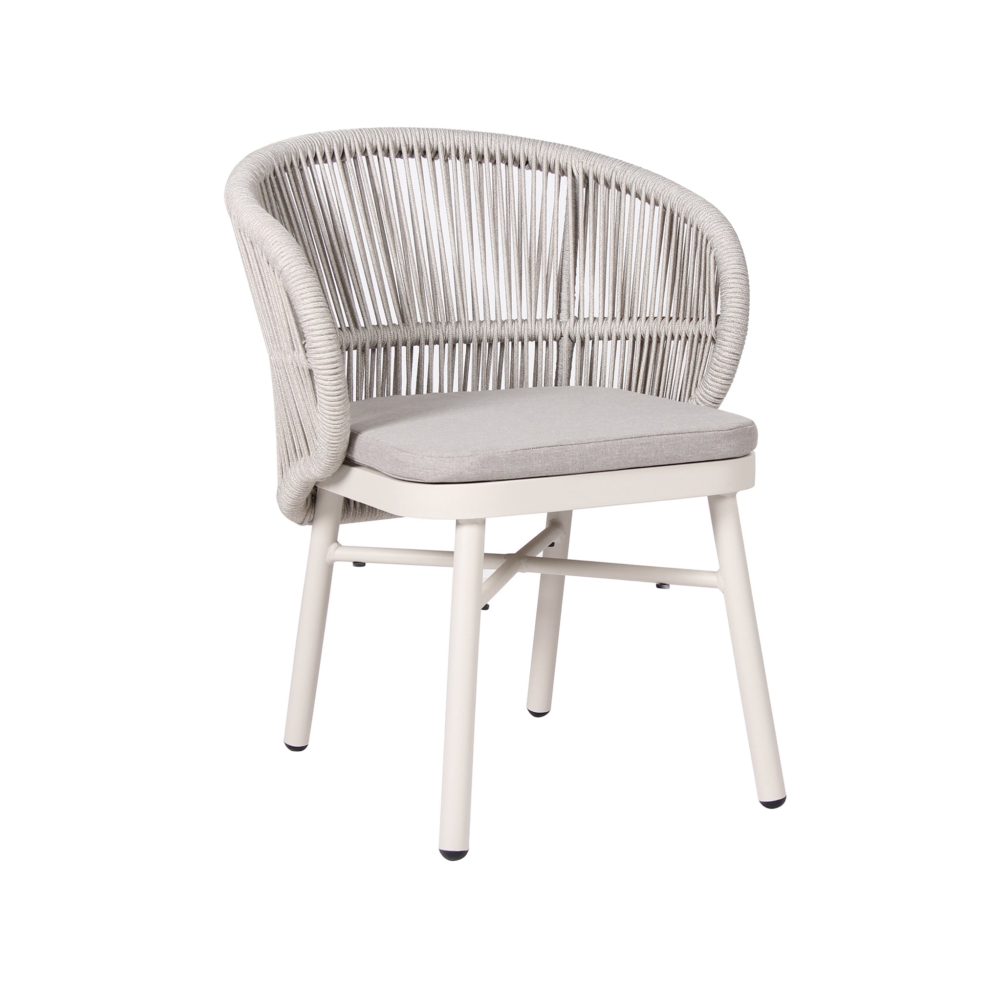 Sand White Outdoor Dining Chair - Light Grey (Set of 2)