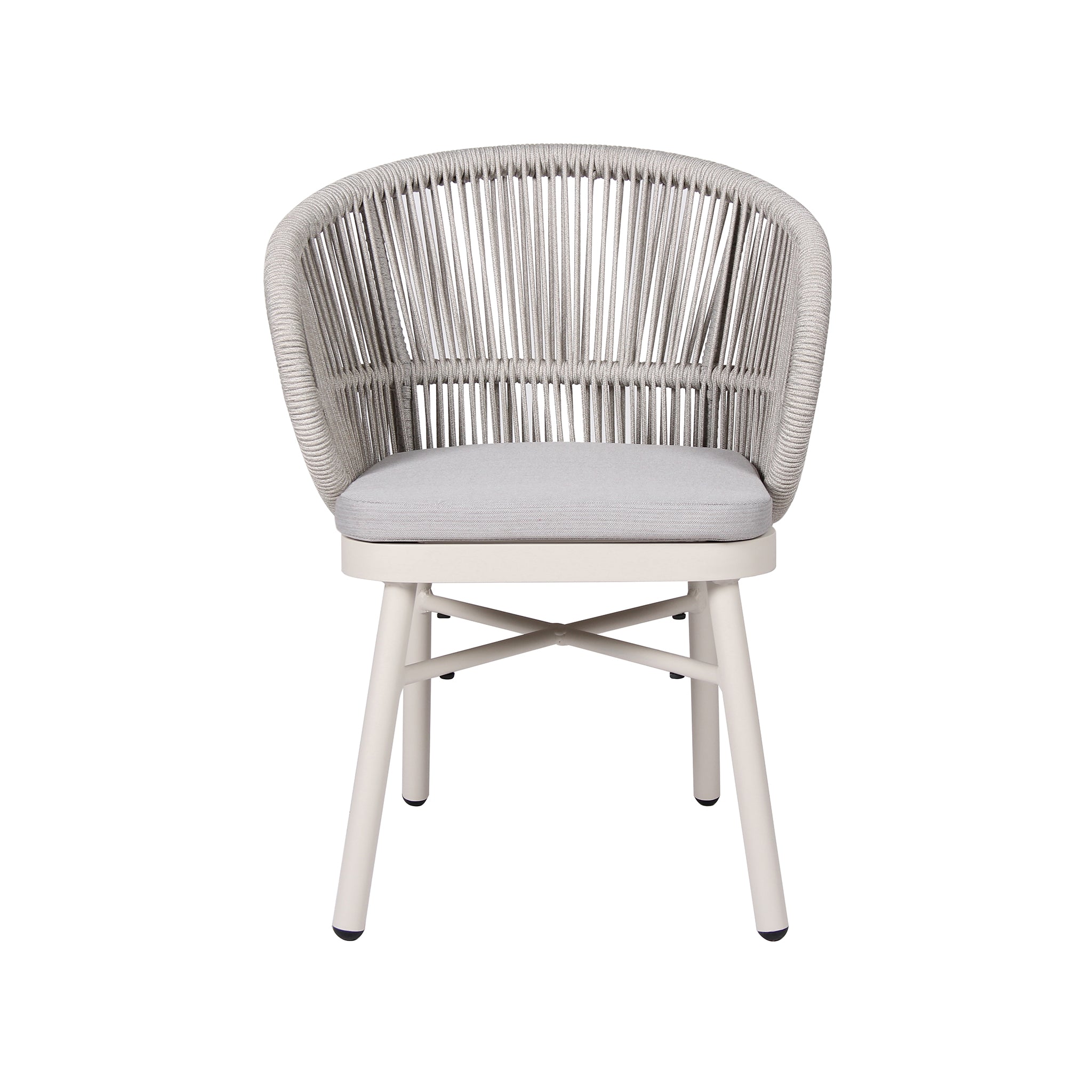 Sand White Outdoor Dining Chair - Light Grey (Set of 2)
