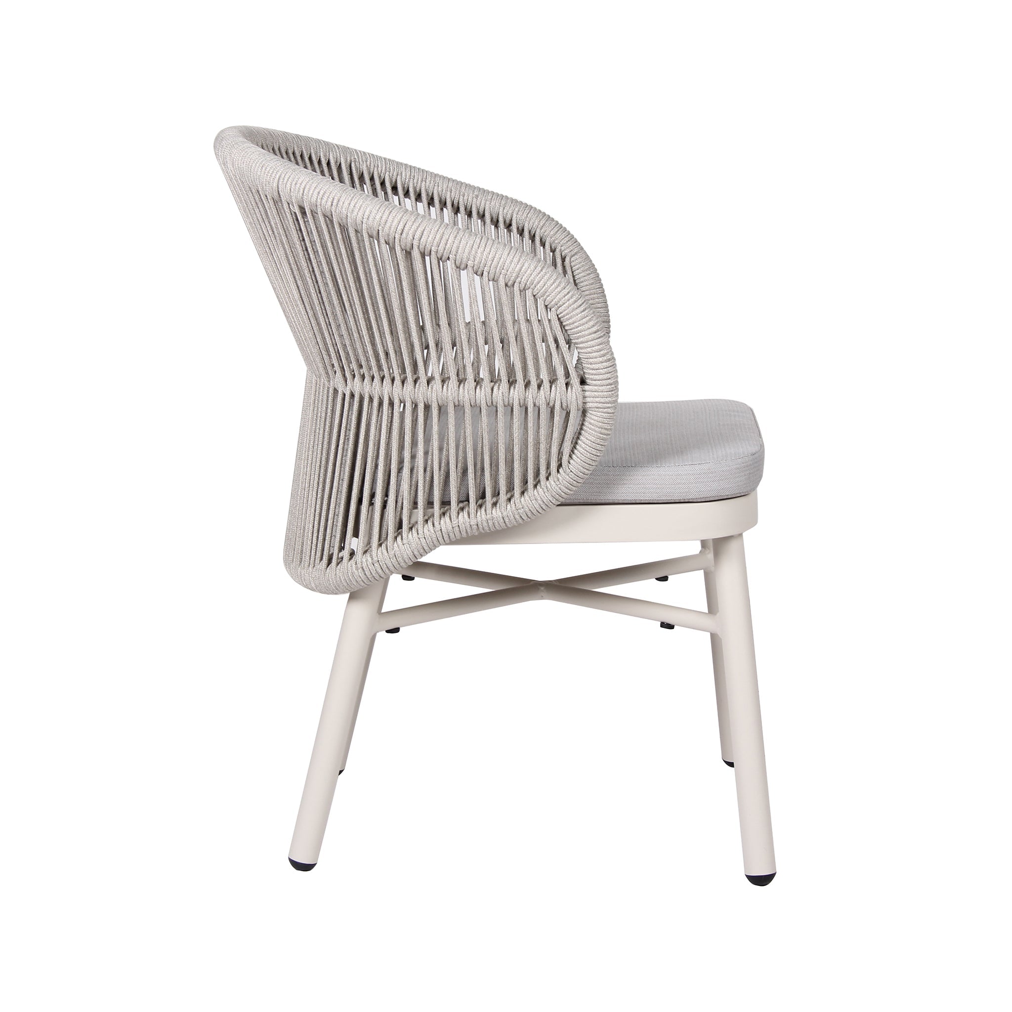 Sand White Outdoor Dining Chair - Light Grey (Set of 2)