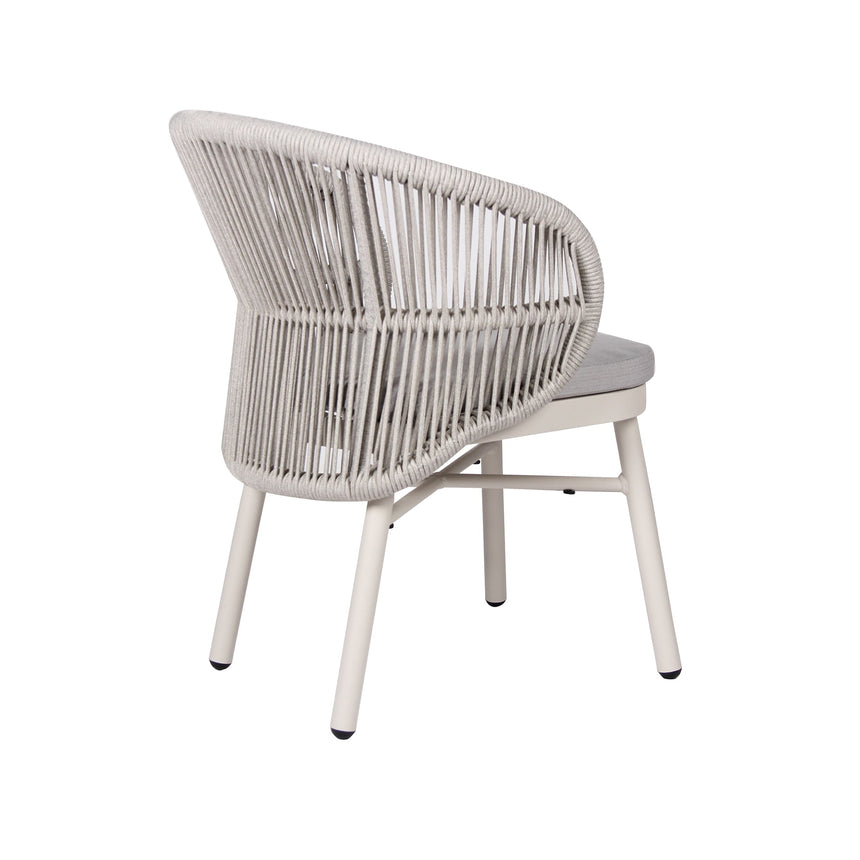 Sand White Outdoor Dining Chair - Light Grey (Set of 2)