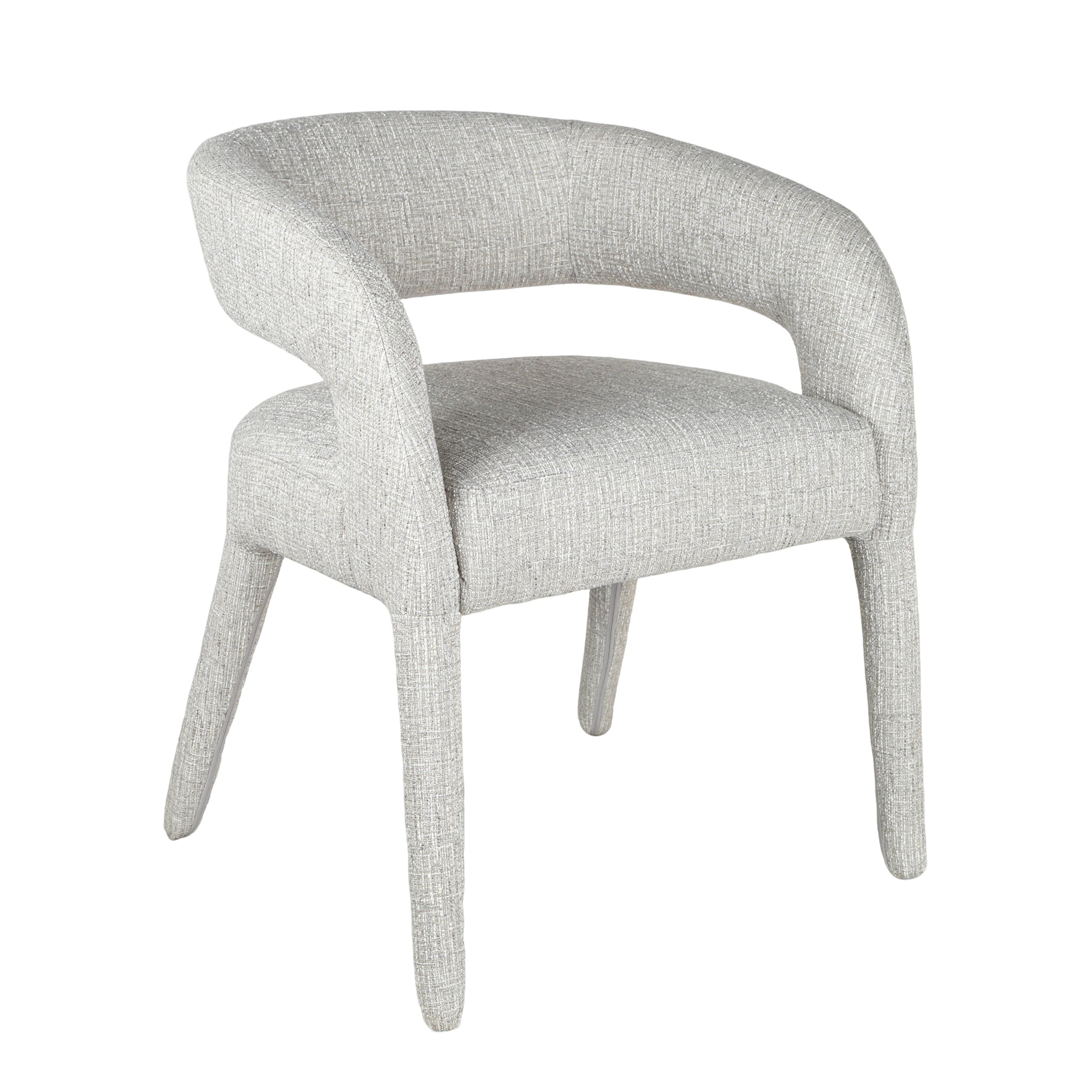 Dining Chair - Chrome Grey