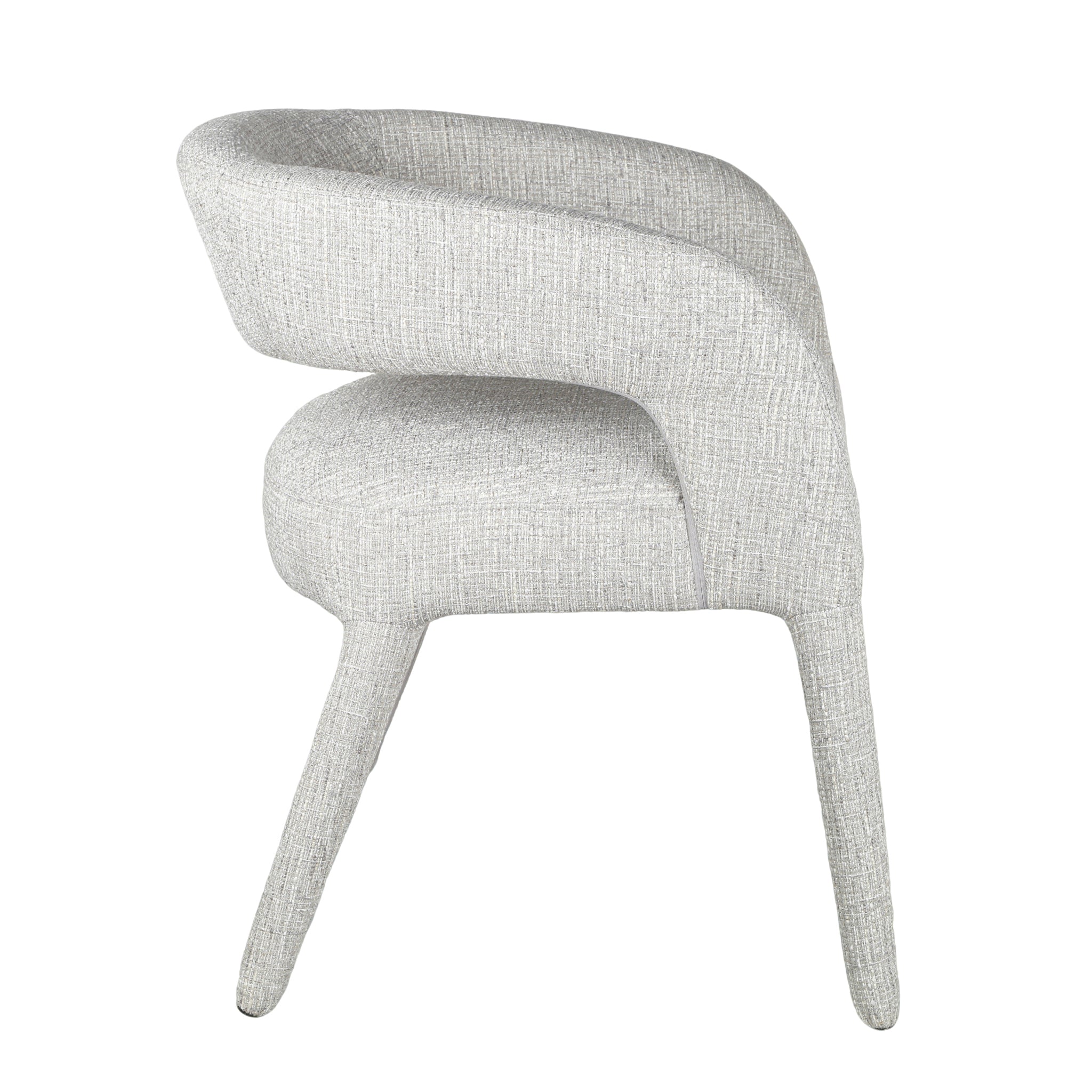 Dining Chair - Chrome Grey - image 4