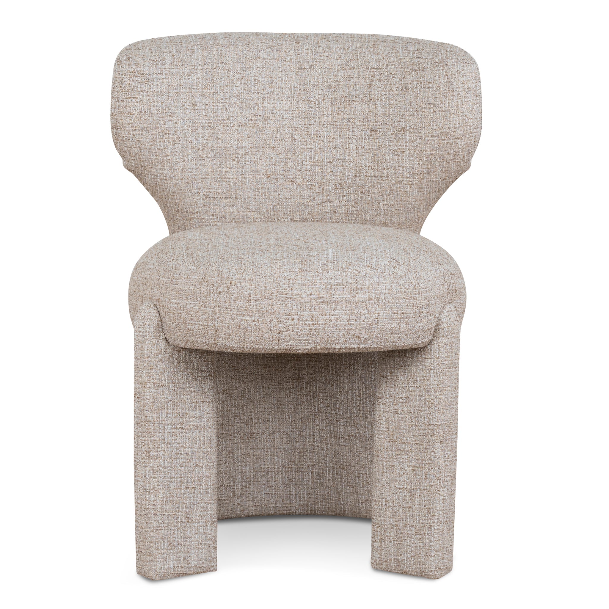 CDC10349-FH Fabric Dining Chair - Pale Beige
