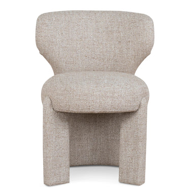 Showcasing Cipelora Fabric Dining Chair - Pale Beige DC10349-FH Dining Chair by Calibre Furniturs