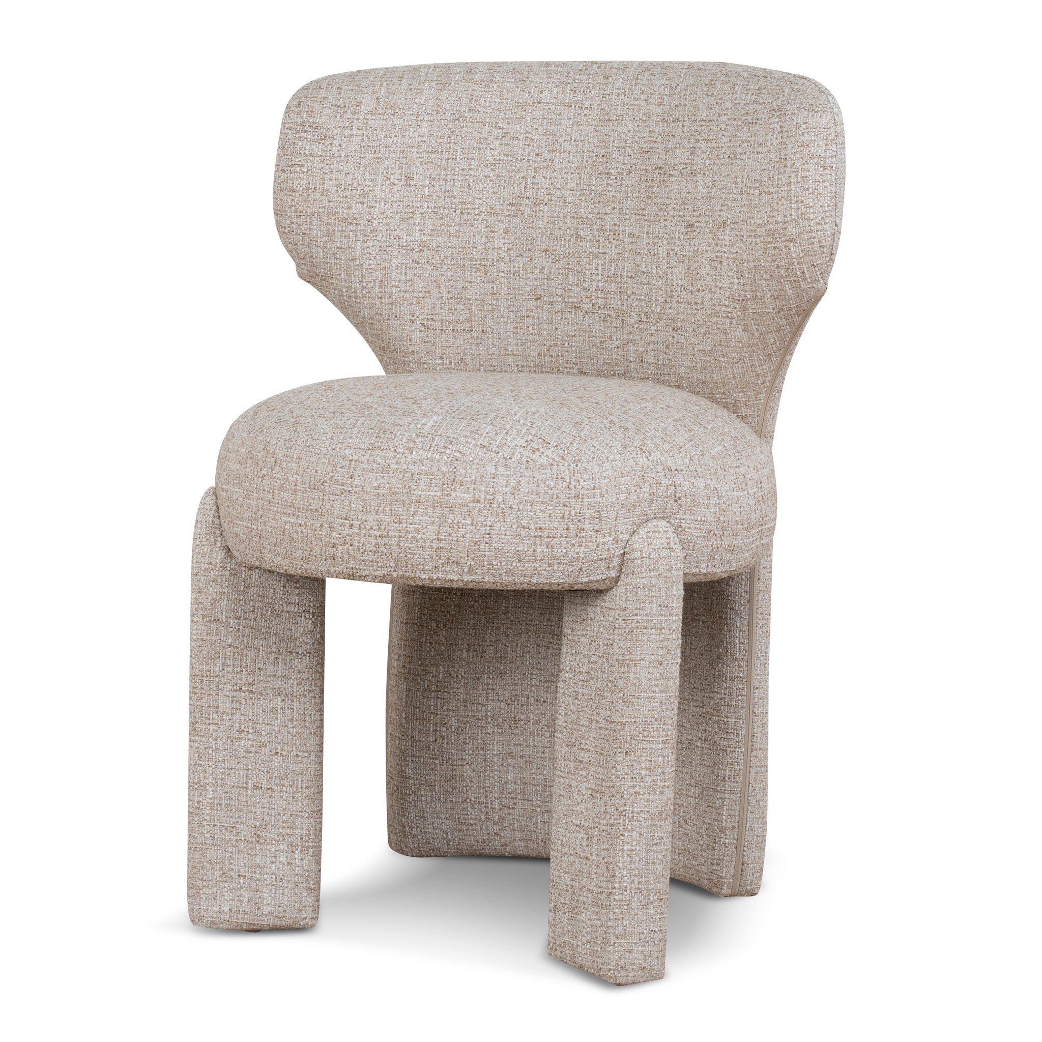 CDC10349-FH Fabric Dining Chair - Pale Beige