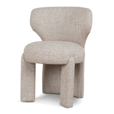 Showcasing Cipelora Fabric Dining Chair - Pale Beige DC10349-FH Dining Chair by Calibre Furniturs