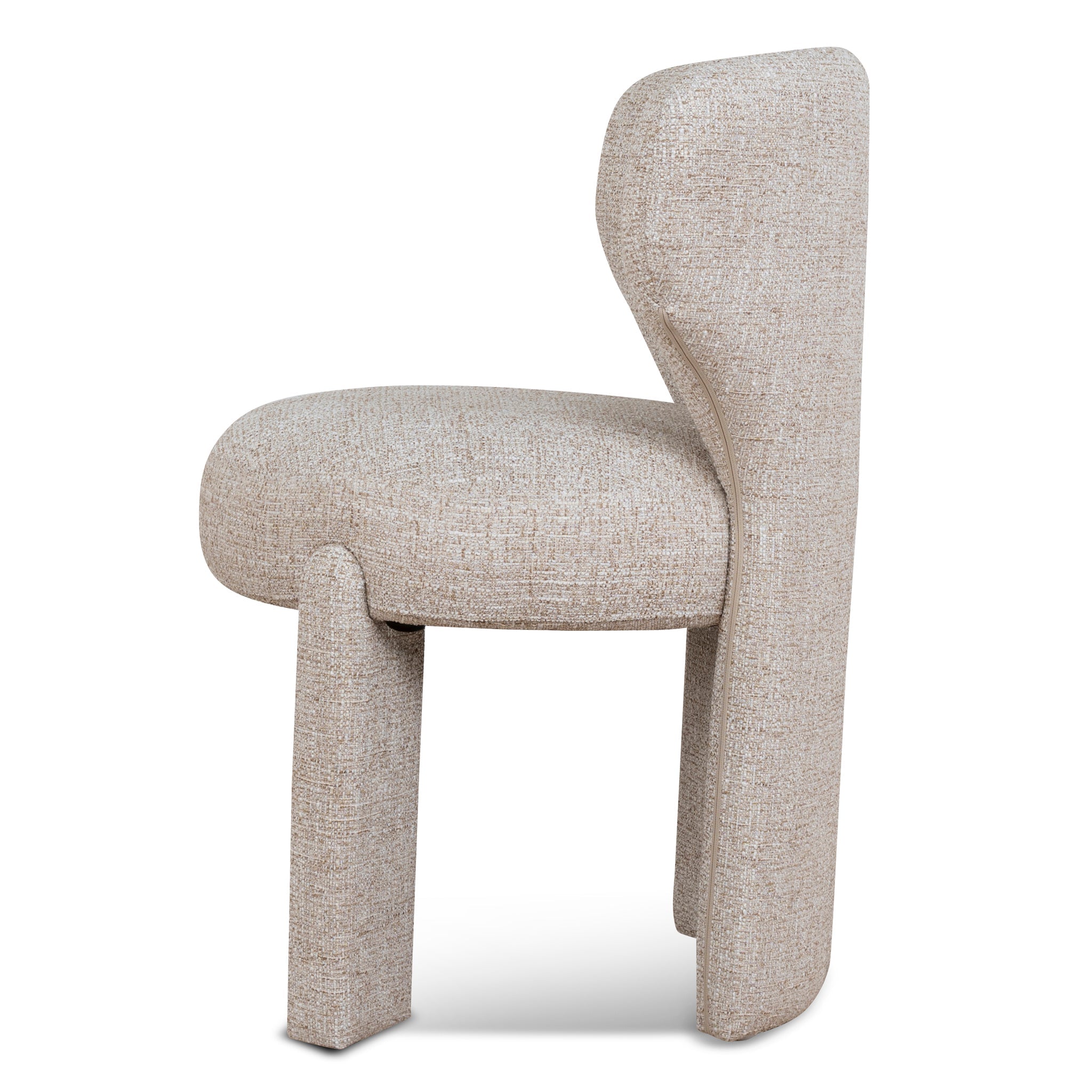 CDC10349-FH Fabric Dining Chair - Pale Beige