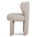 Showcasing Cipelora Fabric Dining Chair - Pale Beige DC10349-FH Dining Chair by Calibre Furniturs