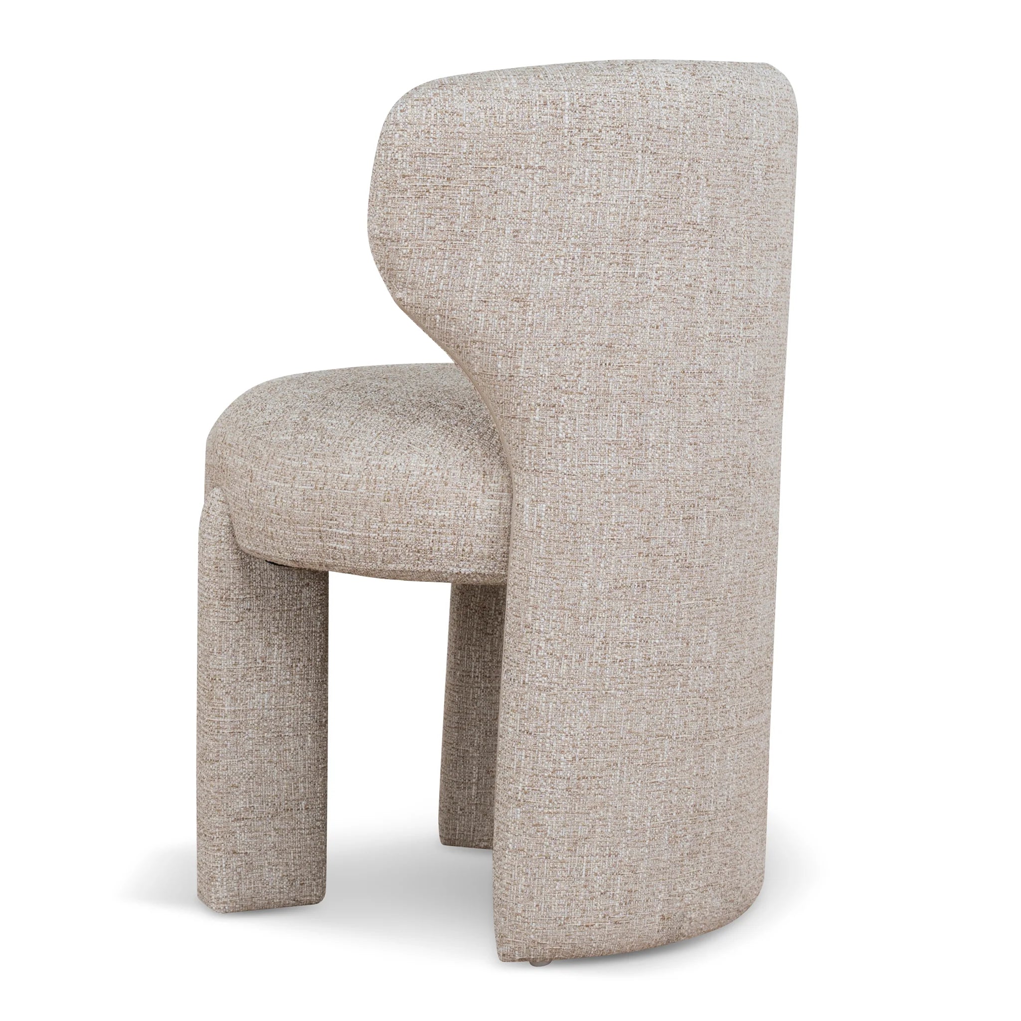 Cipelora Fabric Dining Chair - Pale Beige