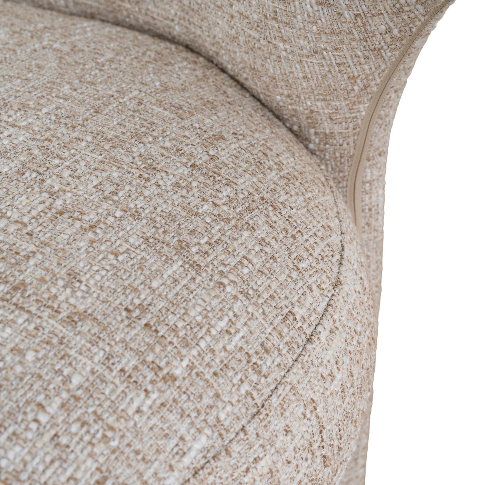 Cipelora Fabric Dining Chair - Pale Beige