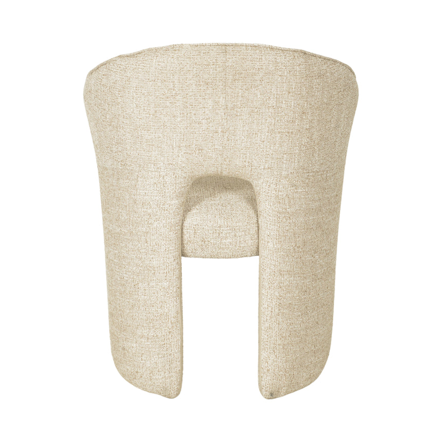 Fabric Dining Chair - Pale Beige