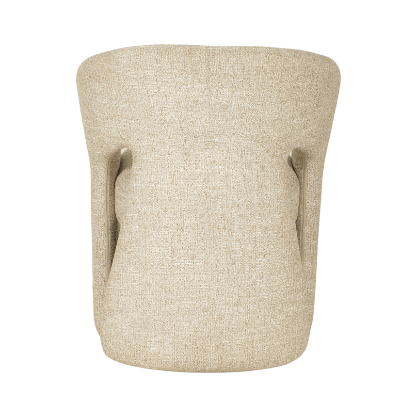 Fabric Dining Chair - Pale Beige
