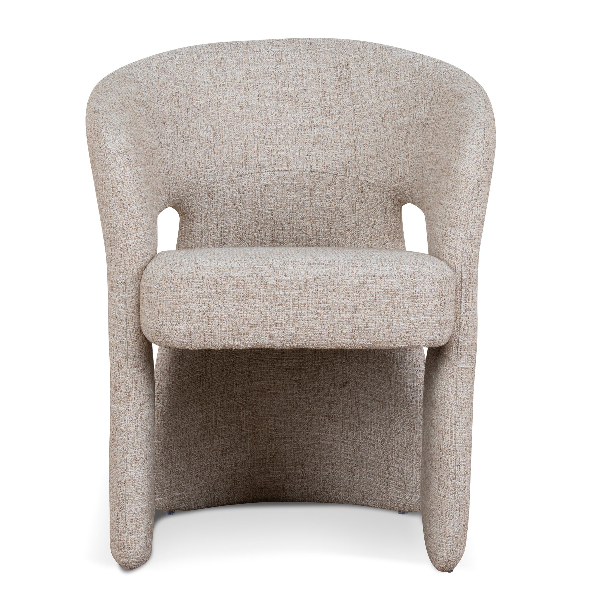 Fabric Dining Chair - Pale Beige - image 3